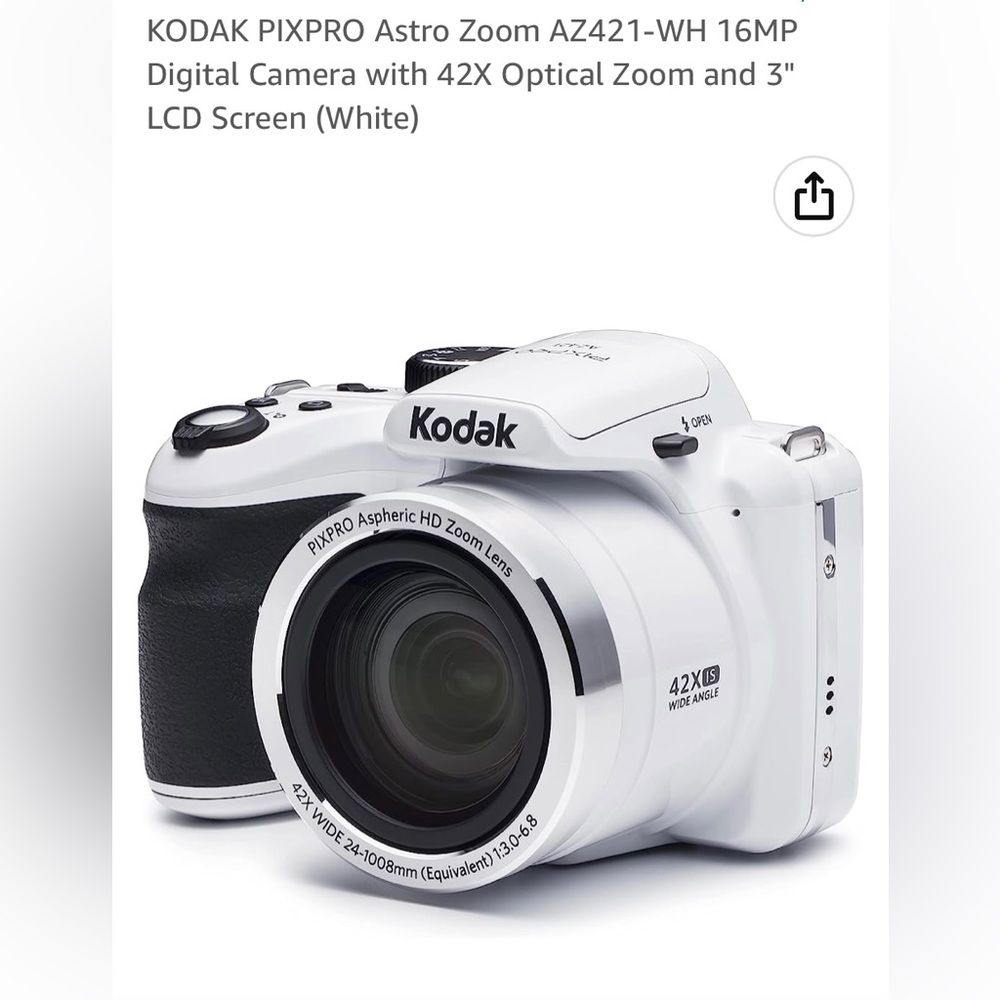 Camera, Kodak, PIXPRO AZ421 Digital Camera